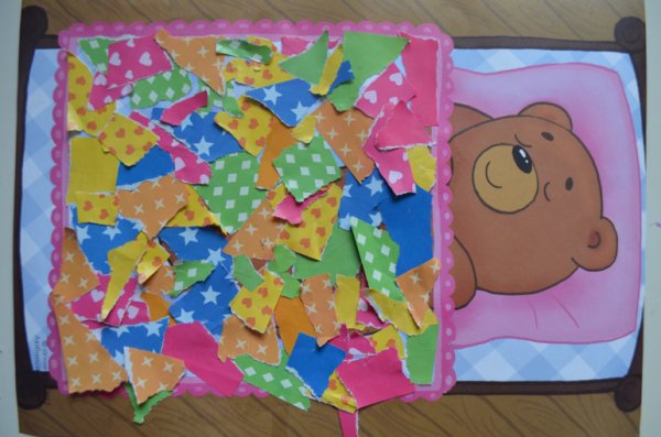 Одеяло для медвежонка аппликация