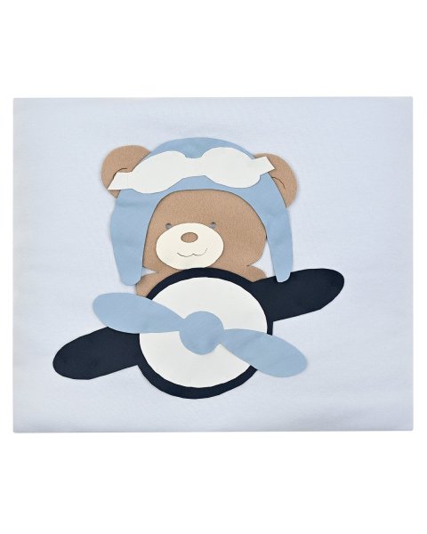 Мишка под одеялом аппликация