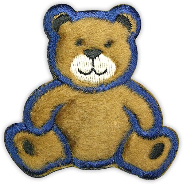 Аппликация из ткани Медвежонок