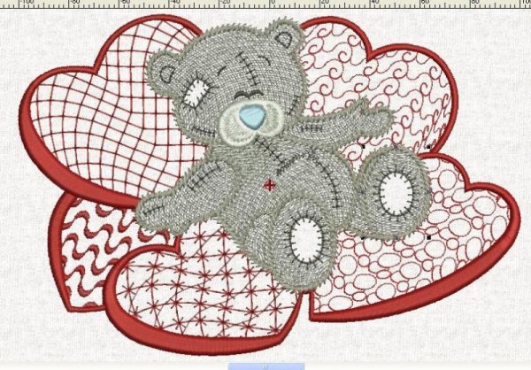 Машинная вышивка аппликация
