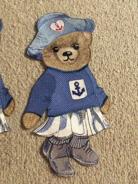 Нашивки на детскую одежду мишка
