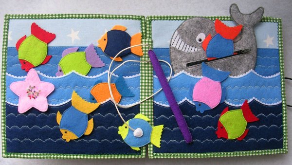 Фетровые книжки для детей