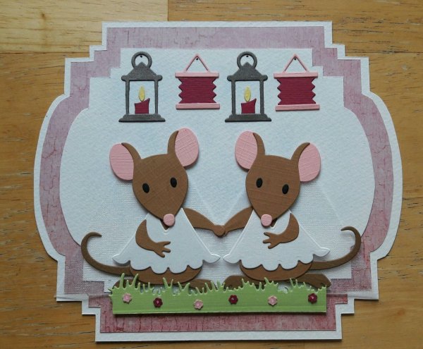 Аппликация мышка из бумаги