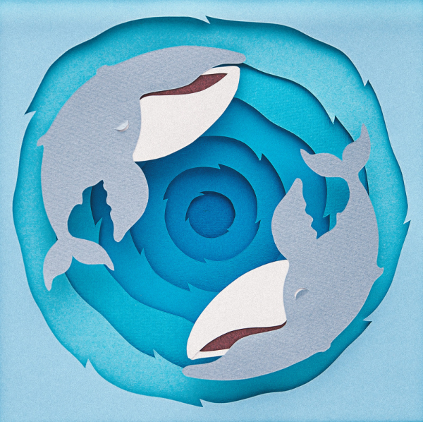 Многослойные картины из бумаги