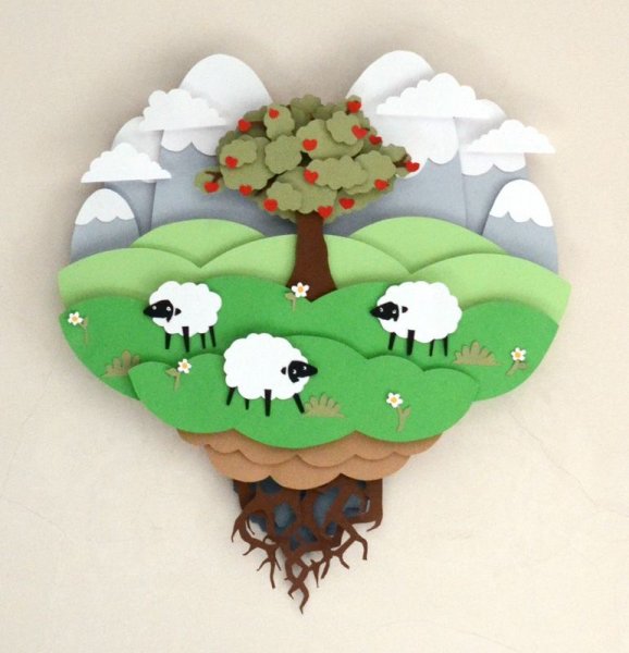 Объемная аппликация