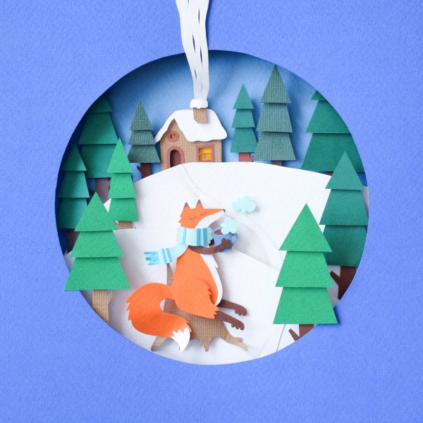 Многослойная объемная аппликация