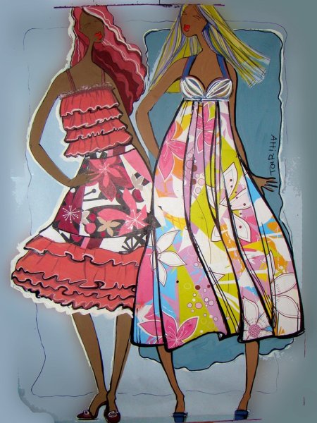 Коллаж модели одежды