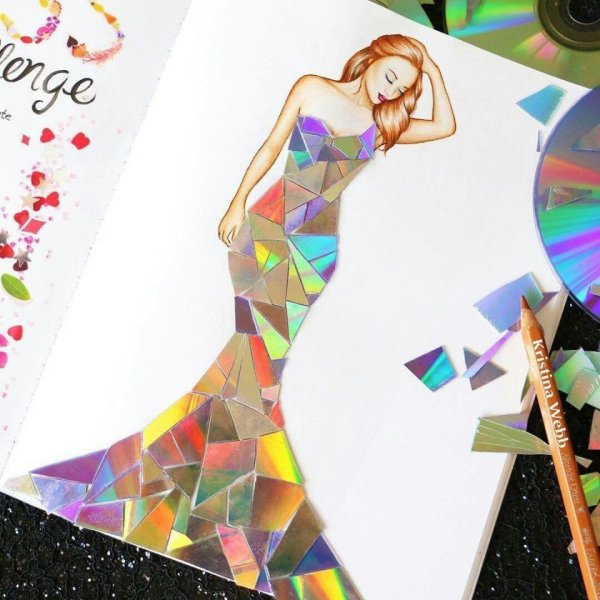 Необычные фэшн иллюстрации