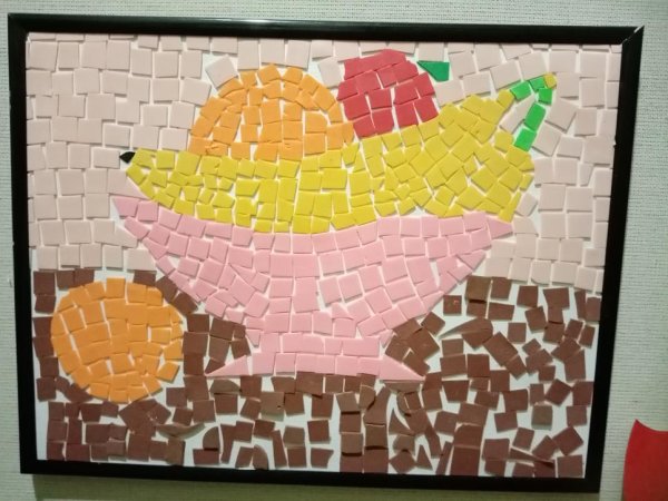 Мозаика из бумаги