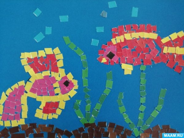 Аппликация мозаика