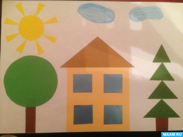 Картины из геометрических фигур