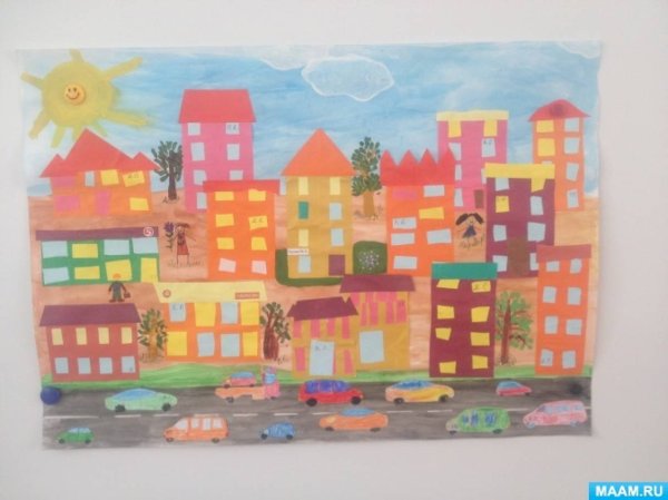 Улица нашего города в подготовительной группе