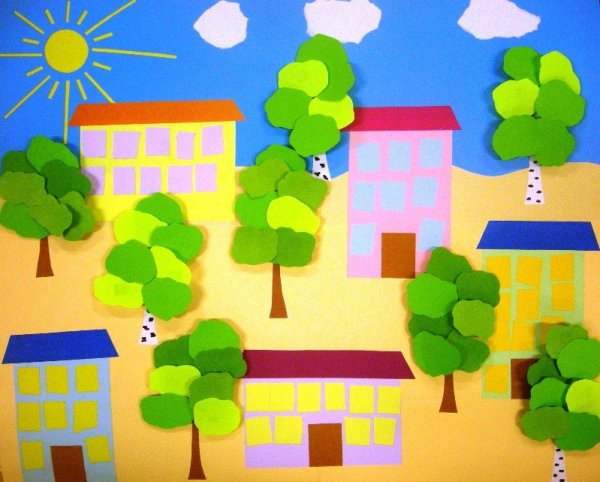 Аппликация в подготовительной группе