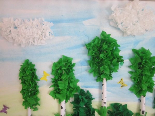 Аппликация на тему Родина