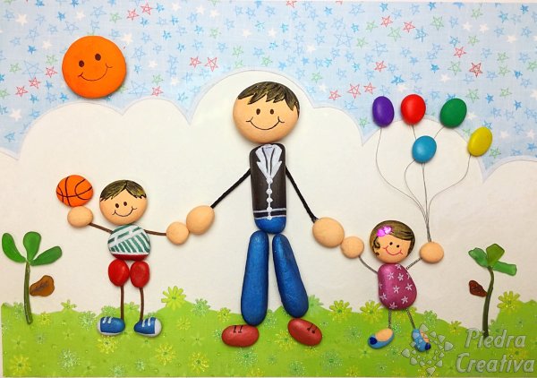 Поделка моя семья для детского сада