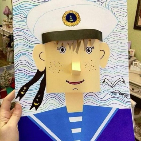 Поделка моряк