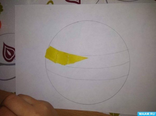 Рисование мяча в средней группе