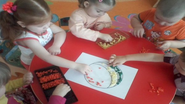 Лепка мячики во второй младшей группе