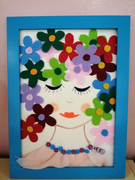 Аппликация для мамы