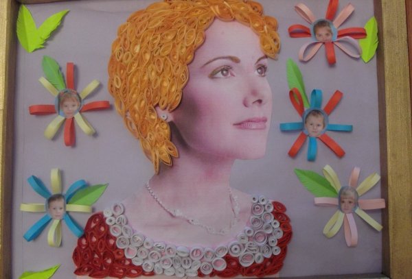 Поделка на мамин день