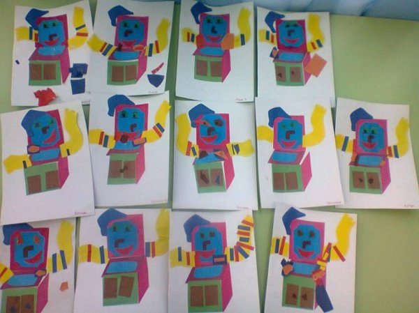 Аппликация в старшей группе