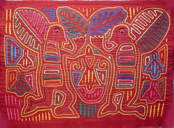 Индейские аппликации Molas мола