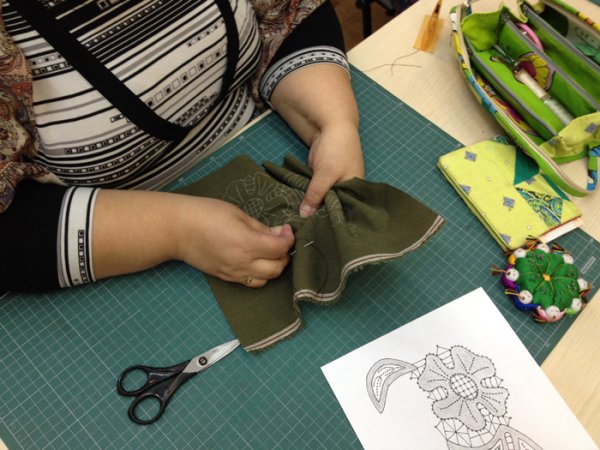 Прорезная аппликация японская техника