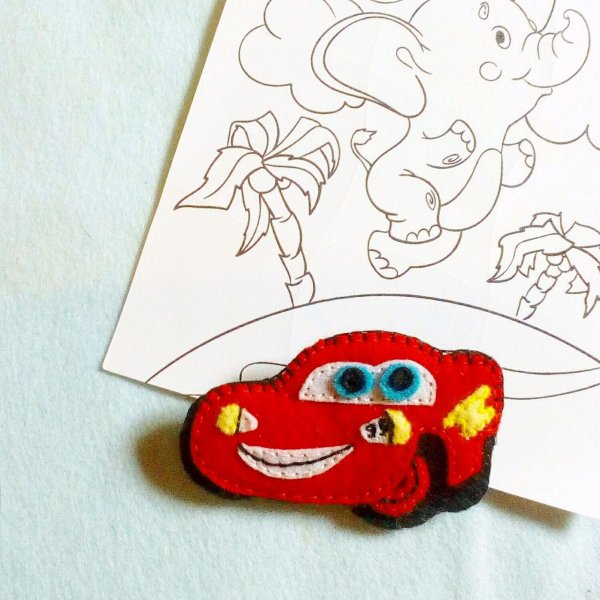 Аппликация молния Маквин