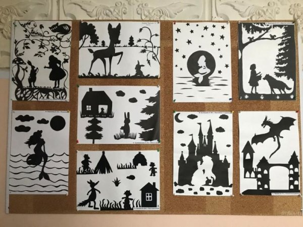 Силуэтная аппликация