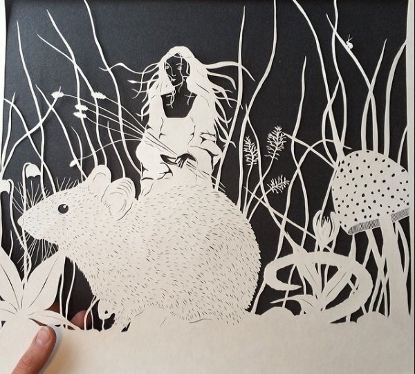 Картины вырезанные из бумаги