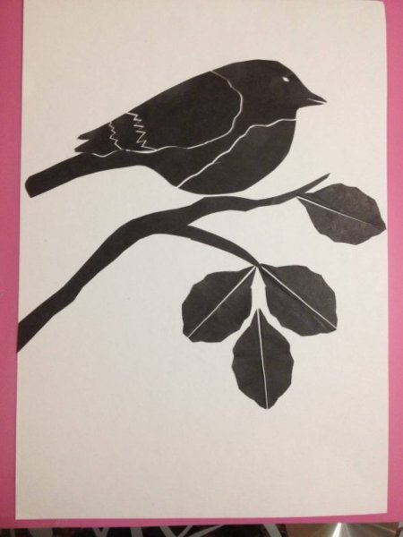 Силуэтная аппликация