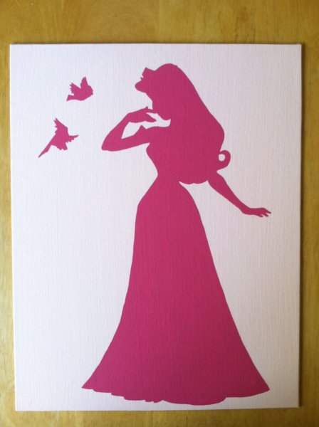 Одноцветная аппликация