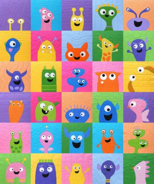 3 Класс аппликация монстрик