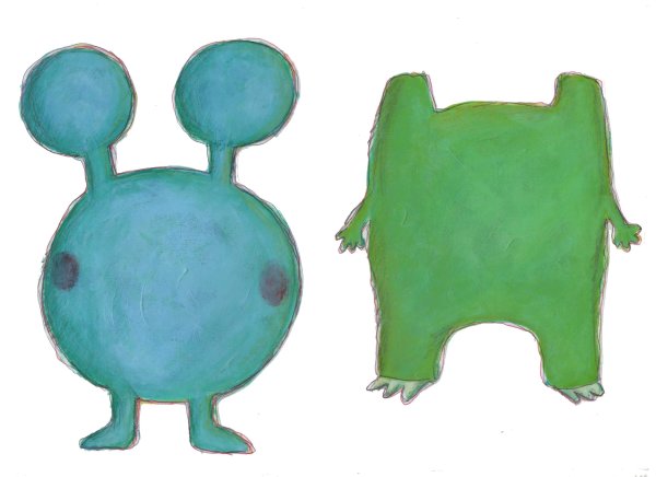 Аппликация монстр