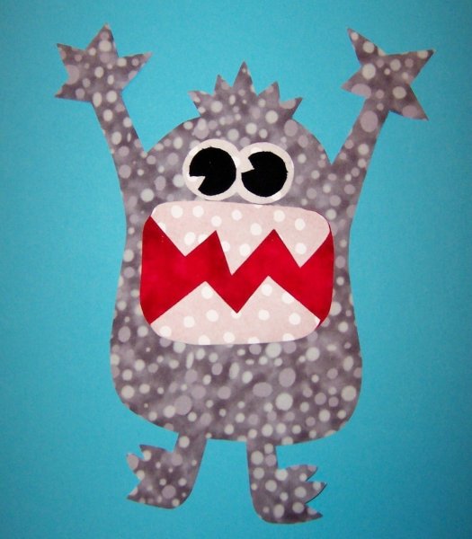 Аппликация монстрики