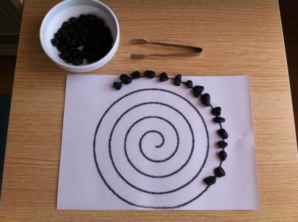 Аппликация Монтессори