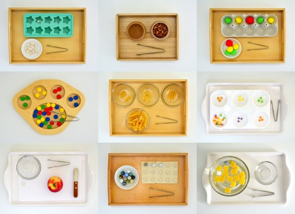 Игры Монтессори для детей 4-5 лет развивающие