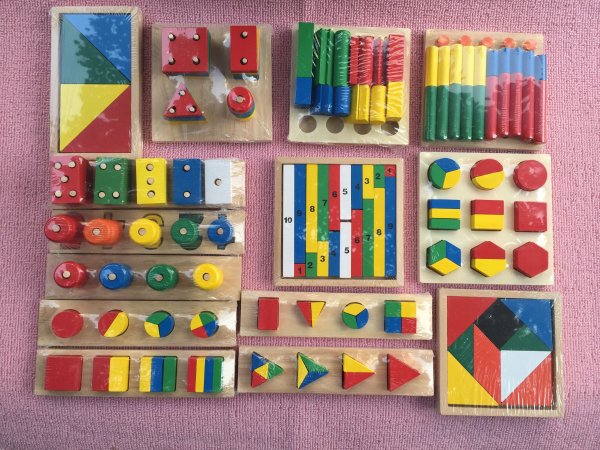 Сериационные наборы м. Монтессори