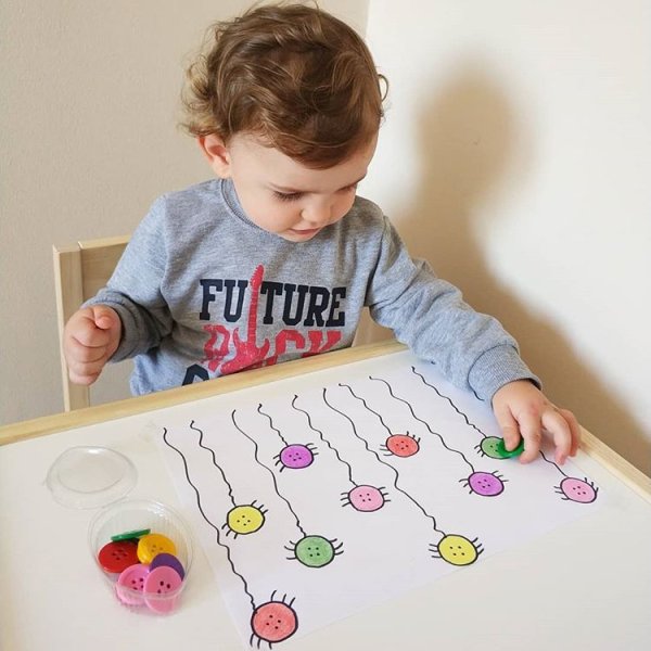 Аппликация по Монтессори