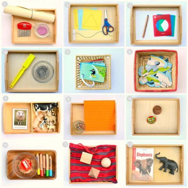 Монтессори идеи занятий