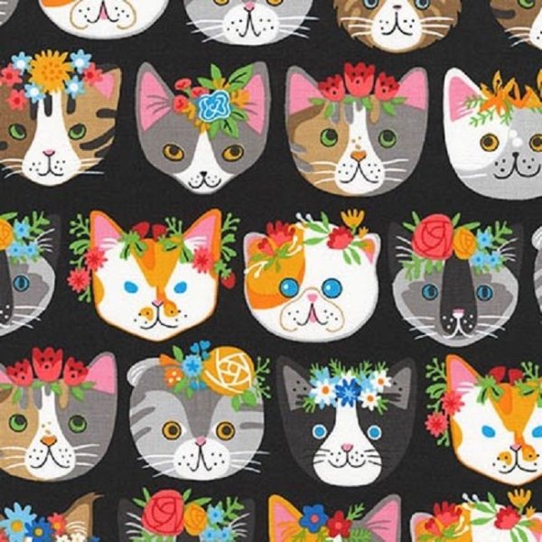 Кошачьи мордочки для аппликации