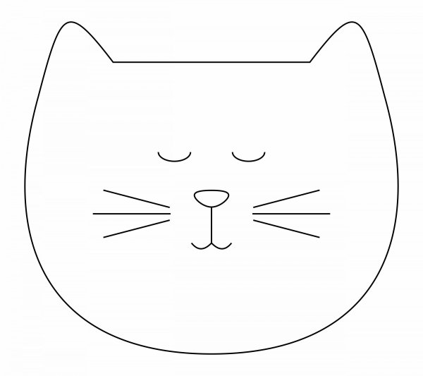 Аппликация кошка