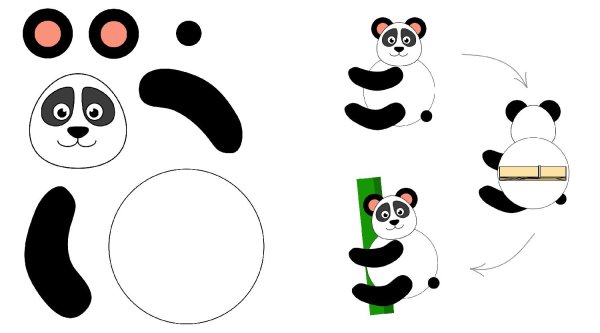 Шаблоны для аппликации из бумаги