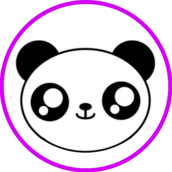 Пандочка для срисовки мордочка