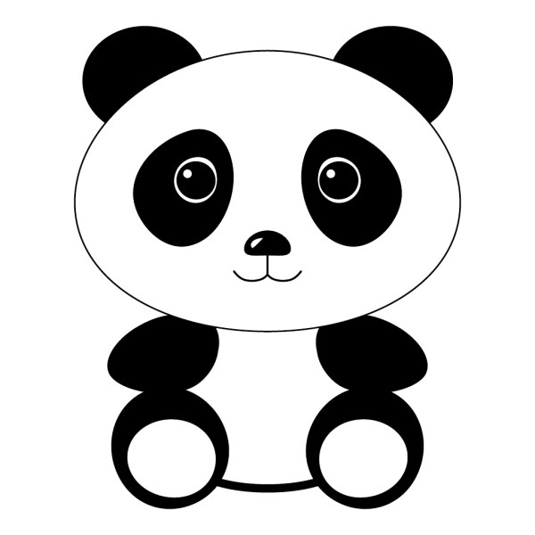 Панда рисунок карандашом