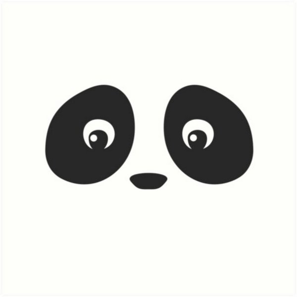 Глаза трафарет