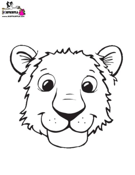 Мордочка Льва для поделки