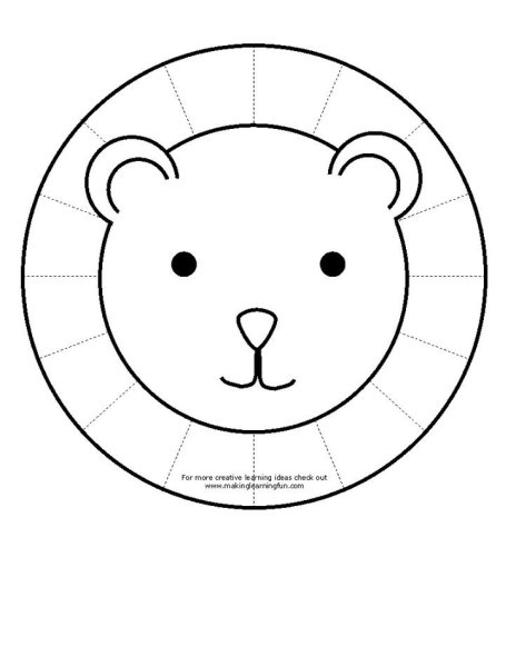 Мордочка Льва без гривы