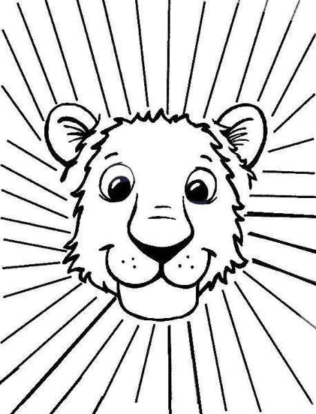 Голова Льва для аппликации