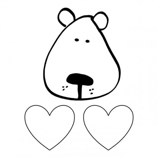 Мордочка Льва для аппликации